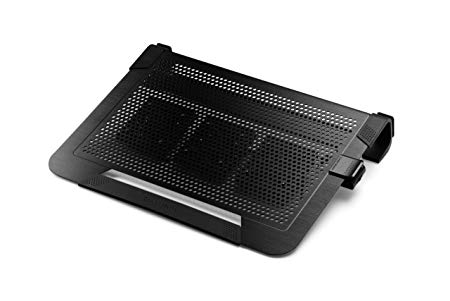 Cooler Master NotePal U3 PLUS - Laptop Cooling Pad with 3 Configurable High Performance Fans (Black)