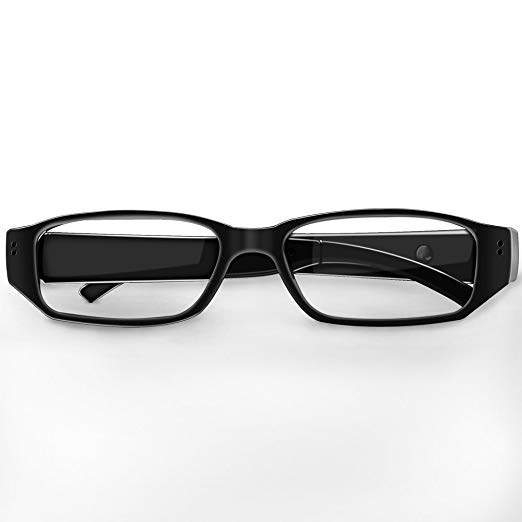Aisoul Hidden Camera Eyeglasses Loop Video Recorder Fashion Spy Camera Security Cam