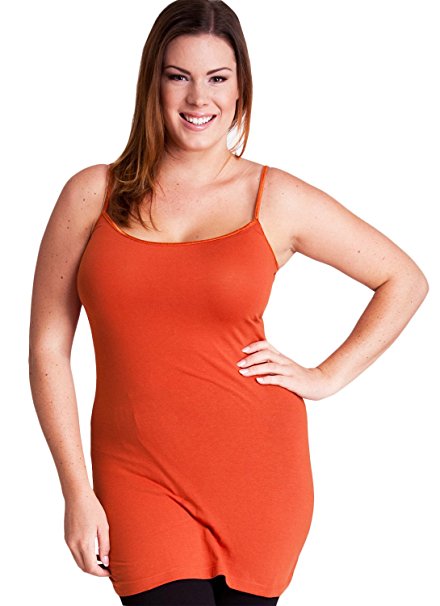 Woman Spaghetti Strap Cotton Tank Top, Multiple Colors Available S-3X