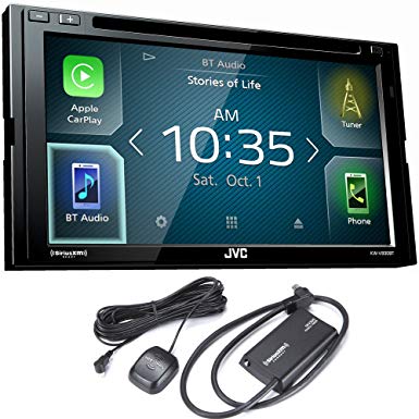 JVC KW-V830BT compatible with Android Auto / Apple CarPlay CD/DVD Stereo with SiriusXM Tuner