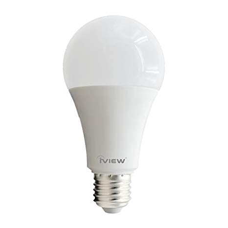Smart WiFi LED Light Bulb, iView ISB1000 Dimmable, Adjustable ambiance Soft White to Daylight 2700K - 6500K, No Hub Required, Free APP Remote Control, Compatible with Alexa & Google Assistant