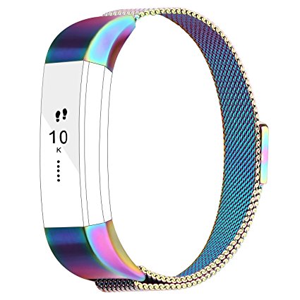 Fitbit Alta Bands,Vancle Alta HR Milanese Loop Stainless Steel Metal Replacement Accessories Wristband Strap with Magnet Lock for Fitbit Alta HR 2017 / Fitbit Alta 2016 (No Tracker)