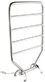 Warmrails RTC Mid Size Wall Mounted or Floor Standing Towel Warmer 34-Inch Chrome Finish