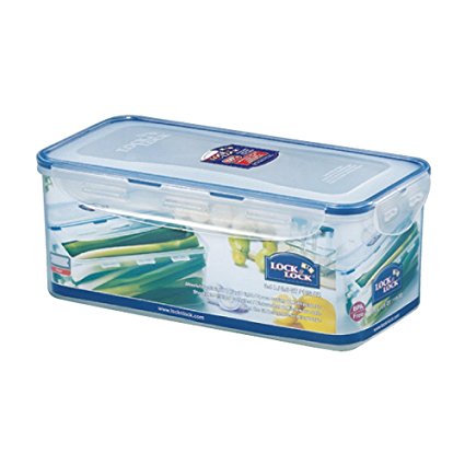 LOCK & LOCK Airtight Rectangular Food Storage Container with Drain tray 14-Cup, 115-Fluid Ounces