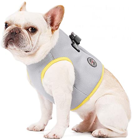 TFENG Pet Cooling Cool Summer Dog Coat Harness Vest with Magic Tape Closure