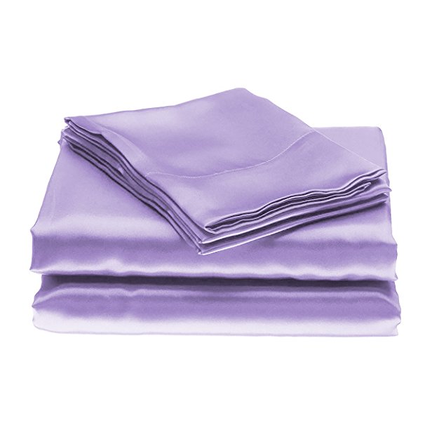 Evolive Luxury Bed Silky Smooth Stain Sheet Set (Queen, Neptune)