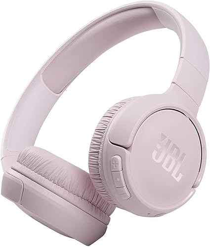 JBL Tune510BT - Wireless on-ear headphones featuring Bluetooth 5.0, up to 40 hours battery life and speed charge, in rose