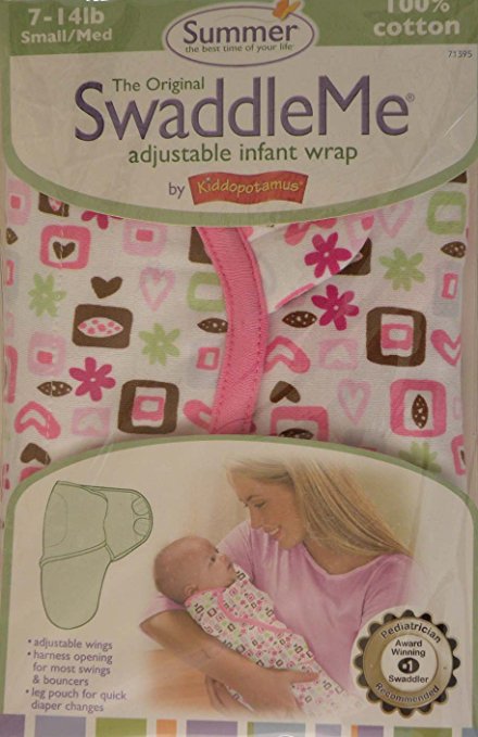 Summer Infant SwaddleMe Cotton Knit, Flower Love (Discontinued by Manufacturer)