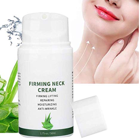 Neck Cream, Anti Aging Neck Firming Tightening Moisturizer Cream Lotion for Wrinkles Fine Lines and Dark Circles, Vitamin C Hyaluronic Acid for Double Chin, Sagging, Crepe Skin, Night Face Chest Cream