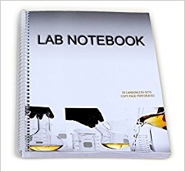 Chemistry Lab Notebook 50 Carbonless Duplicating Sets