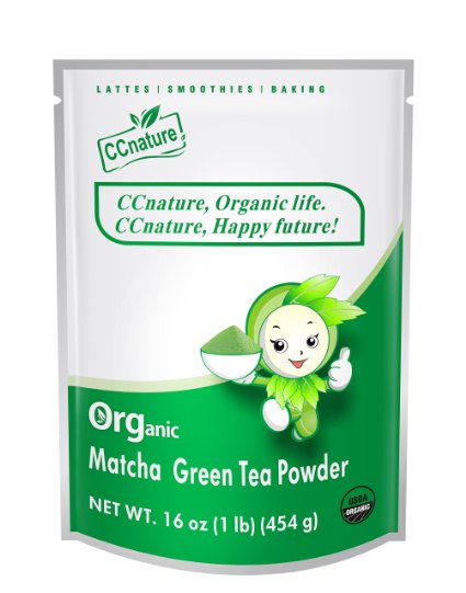 CCnature Organic Matcha Green Tea Powder 1lb