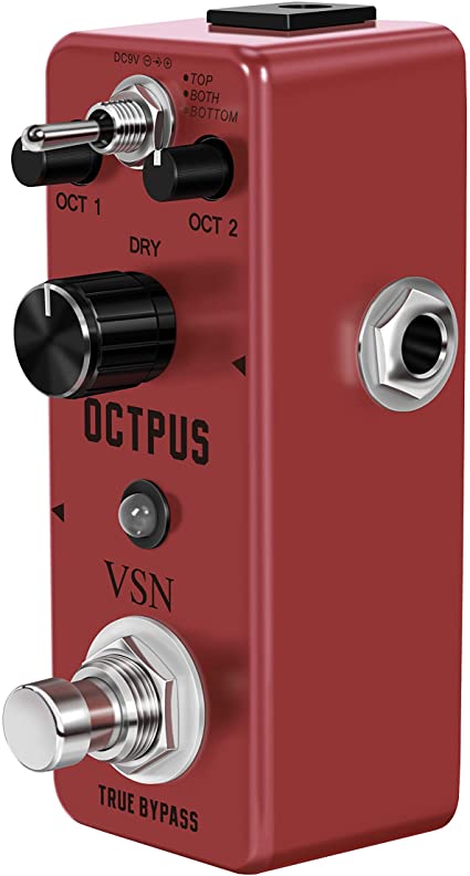 VSN Precise Polyphonic Octave Effect Generator Octpus Guitar Pedal True Bypass