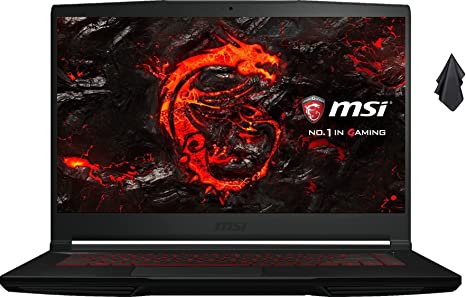 Newest MSI GF63 Premium Gaming Laptop, 15.6" FHD Thin-Bezel Display,10th Gen Intel Quad-Core i5-10300H, 32GB RAM, 1TB PCIe SSD   2 TB HDD, GeForce GTX 1650, Backlit Keyboard, Windows 10