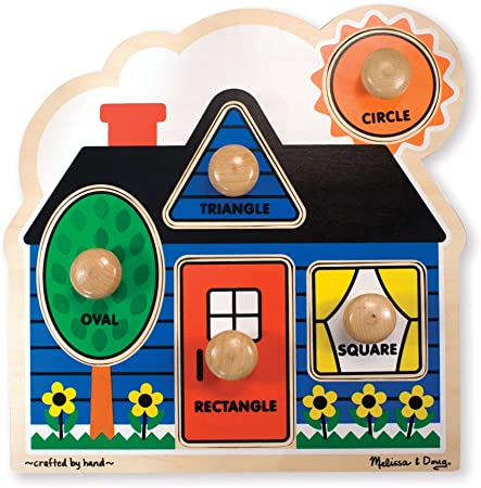 Melissa & Doug First Shapes Jumbo Knob Puzzle