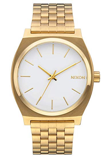 Nixon Time Teller A045. 100m Water Resistant Watch (37mm Stainless Steel Watch Face)