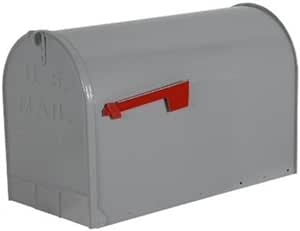 Group Jumbo Size Steel Rural Mailbox ST200000, Gray L8