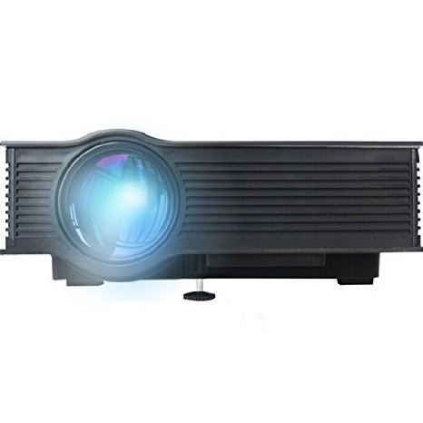 ERISAN Updated Full Color 130 Image UC40 Pro Mini Portable LCD LED Home Theater Cinema Game Projector - Support HD 1080P Video  1000 Lumens IPIRUSBSDHDMIVGA
