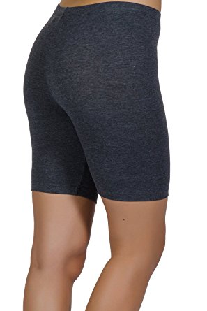 Womens Combed Cotton Basics 7 Inch Bike Short by In Touch