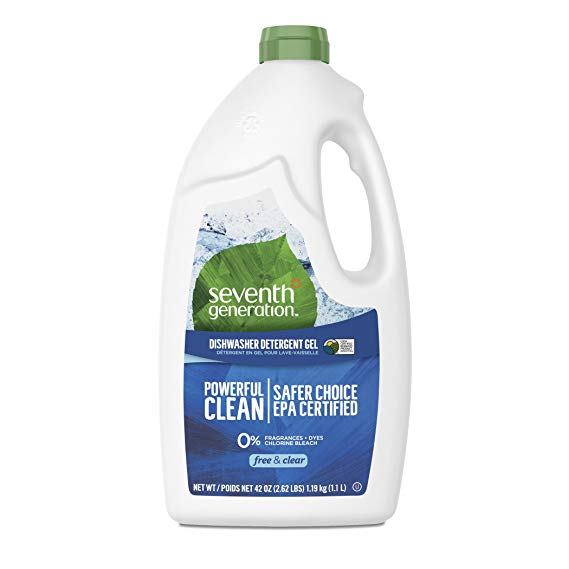 Seventh Generation  Free and Clear Dishwasher Detergent Gel 42 ounce