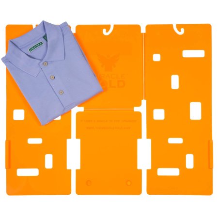 MiracleFold MFJ01 Junior Size Laundry Folder, Orange