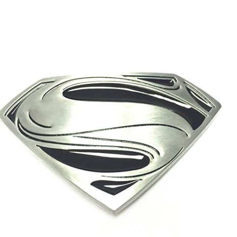 Superman Offocail Cut Finished Belt Buckles