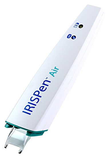 IRISPen Air 7 for Pc and Mac, Smart Phone, Tablet, Pen Scanner and Translator Bluetooth Handheld Document Text, Free App