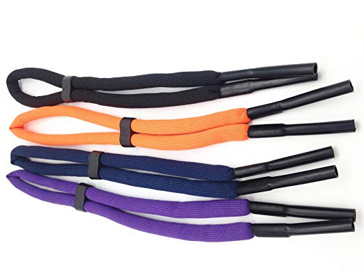 Pack of 4 Adjustable Floating Foam Eyewear Retainer Holder Sports Sunglass Keepers Eyeglass Holder Safety Strap Rope