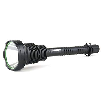 Guard Dog Security Empire 1,400 Lumen Waterproof Tactical Flashlight with 5 Functions, Rechargeable