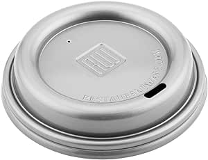 Restaurantware LIDS ONLY: Restpresso Coffee Cup Lids For 4 Ounce Cups 500 Disposable Paper Cup Lids - Cups Sold Separately Elevated Drinking Spout Gray Plastic Hot Cup Lids Air Flow Vent