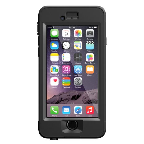 LifeProof NUUD iPhone 6 ONLY Waterproof Case (4.7" Version) - Retail Packaging -  BLACK