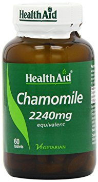 HealthAid Chamomile 2240mg 60 Vegetarian Tablets