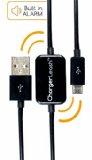 The Chargerleash Forget-Me-Not Charge and Sync Smart Micro USB 20 Cable with Loss Prevention Technology for Smartphones Mp3 Players Tablets Digital Cameras and Digital Camcorders