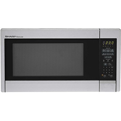 Sharp R451ZS Sensor Microwave (1.3 cu.ft.), Stainless Steel, Standard