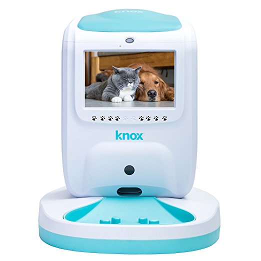 Knox - Smart Wireless Wi-Fi Automatic Dog and Cat Feeder with Two Way Video & Audio