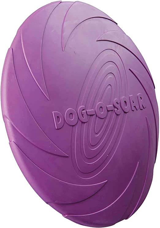 Trixie - Frisbee de caucho natural 24 cm - Tx33503, colores surtidos, 1 pieza