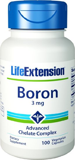 Life Extension Boron 3 Mg 100 vegetarian capsules