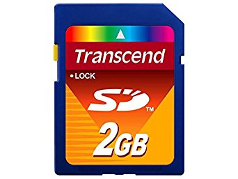 TRANSCEND 2GB SECURE DIGITAL CARD RETAIL