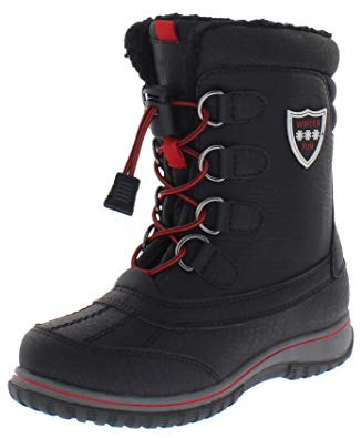 Weatherproof Kids Sleigh Waterproof Insulated Snow Boot for Boys and Girls
