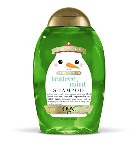 OGX Holiday 2019 limited edition tea tree mint shampoo, 13 Fl Oz