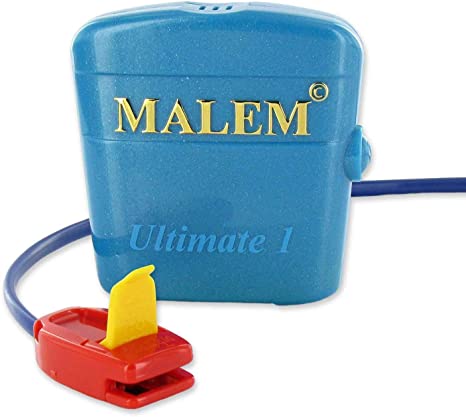 Malem Ultimate PRO Single Tone Blue Bedwetting Alarm with Loud Sound and Strong Vibration