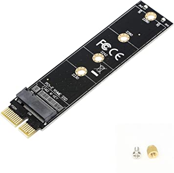 SinLoon PCI E X1 M.2 Adapter M.2(NGFF) M Key SSD to PCI-e X1 Card M.2 NVME to PCI Express Adapter for Samsung and Other M.2 SSDs with PCI-E (M-Key) Interface Type