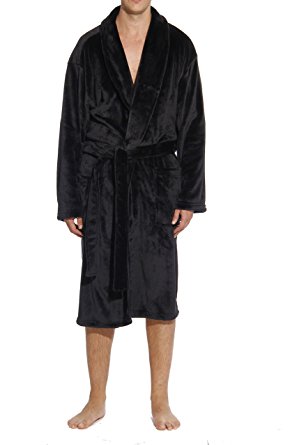 #Followme Ultra Soft Velour Robe for Men with Shawl Collar