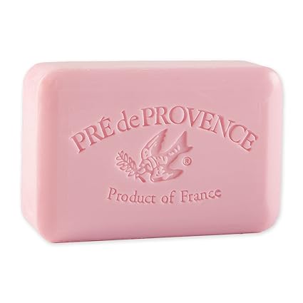 Pre de Provence Artisanal Soap Bar, Enriched with Organic Shea Butter, Natural French Skincare, Quad Milled for Rich Smooth Lather, Grapefruit, 8.8 Ounce