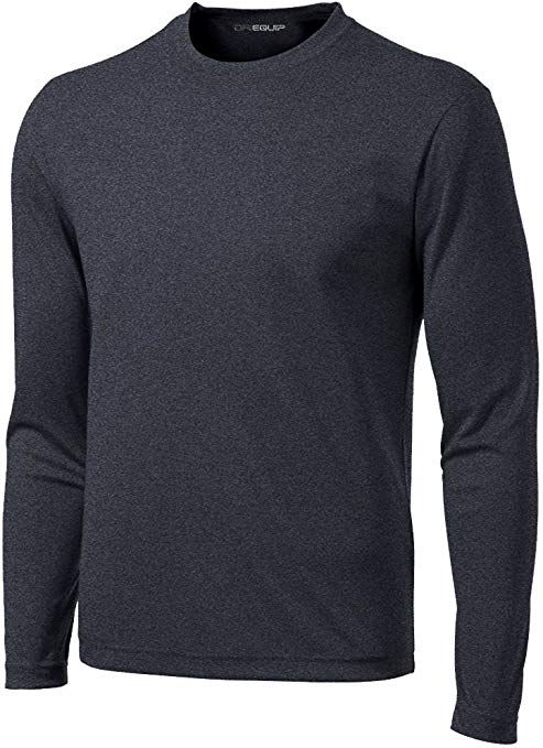 DRI-Equip Long Sleeve Moisture Wicking Athletic Shirts