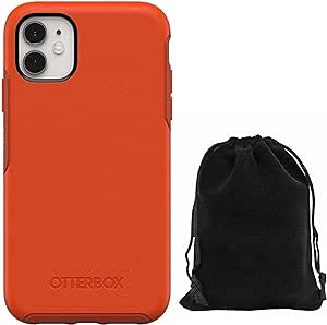 OtterBox Symmetry Series Case for iPhone 11 & iPhone XR - includes Carrying Pouch - Non Retail Packaging - Risk Tiger Orange