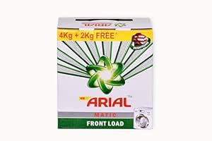 Front Load Washing Powder, 4KG   2KG Free,Total 6kg Bundle