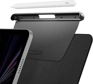 Spigen DA20 Compatible with Magic Keyboard, Smart Folio Designed for Apple Pencil Holder (Apple Pencil Pro/Apple Pencil 2nd Generation) - Black