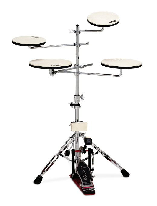 DW Drum Workshop CPPADTS5 Go Anywhere Pad Set with Stand