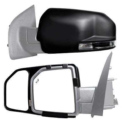 Fit System 81850 Snap and Zap Tow Mirror Pair (2015 and Up F150) (Renewed)