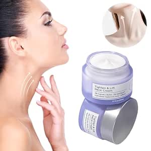 Neck Firming Cream - Anti-Aging Neck Cream for Tightening and Wrinkles for an Even Skin Tone and Neck Lift -Hydrating Facial Moisturizer 1.7 oz (2pcs)